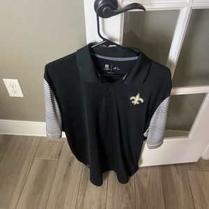 New Orleans Saints Nike dri fit adult XXL polo